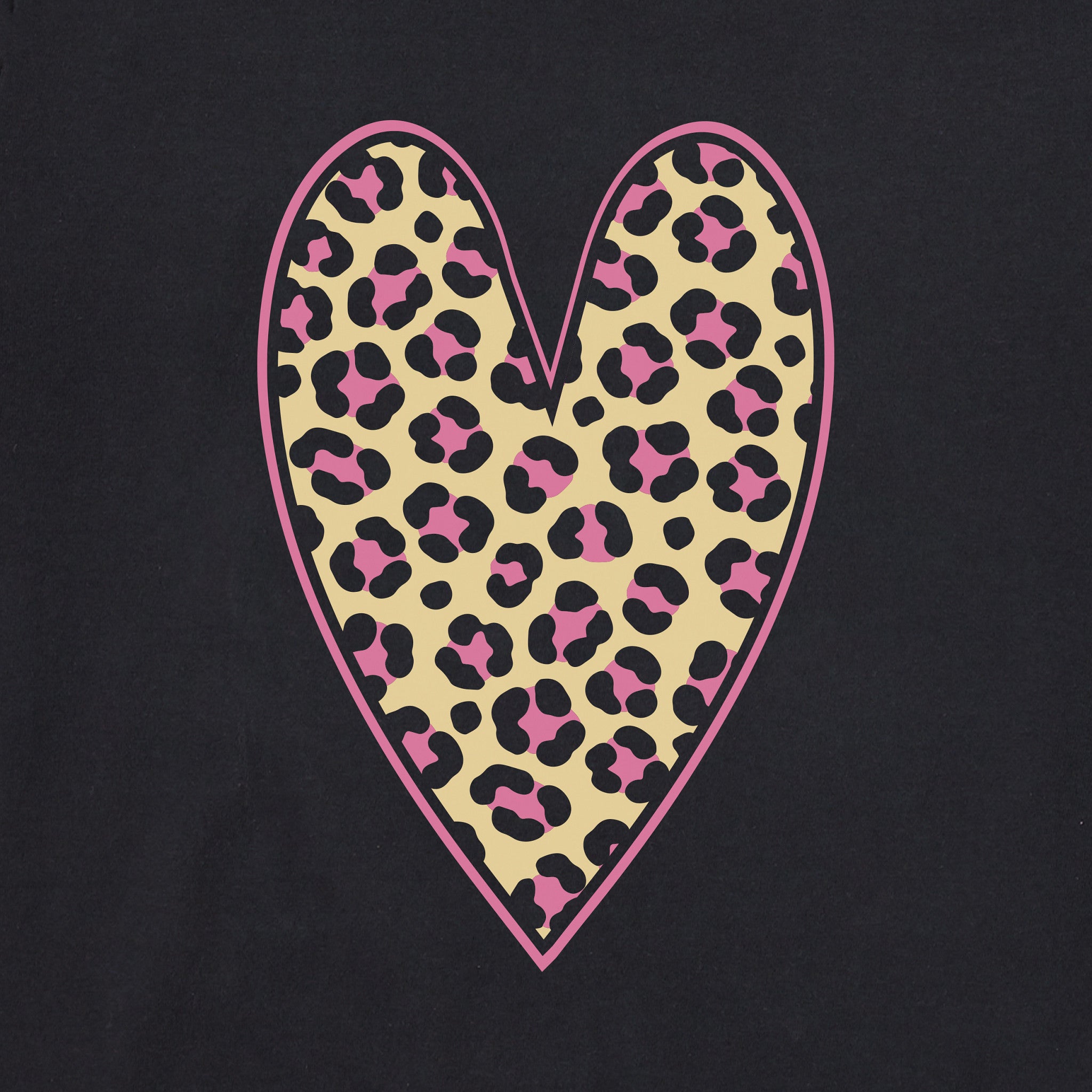 Women's Cat Print Heart Crusher-LITE Shrunken Tee