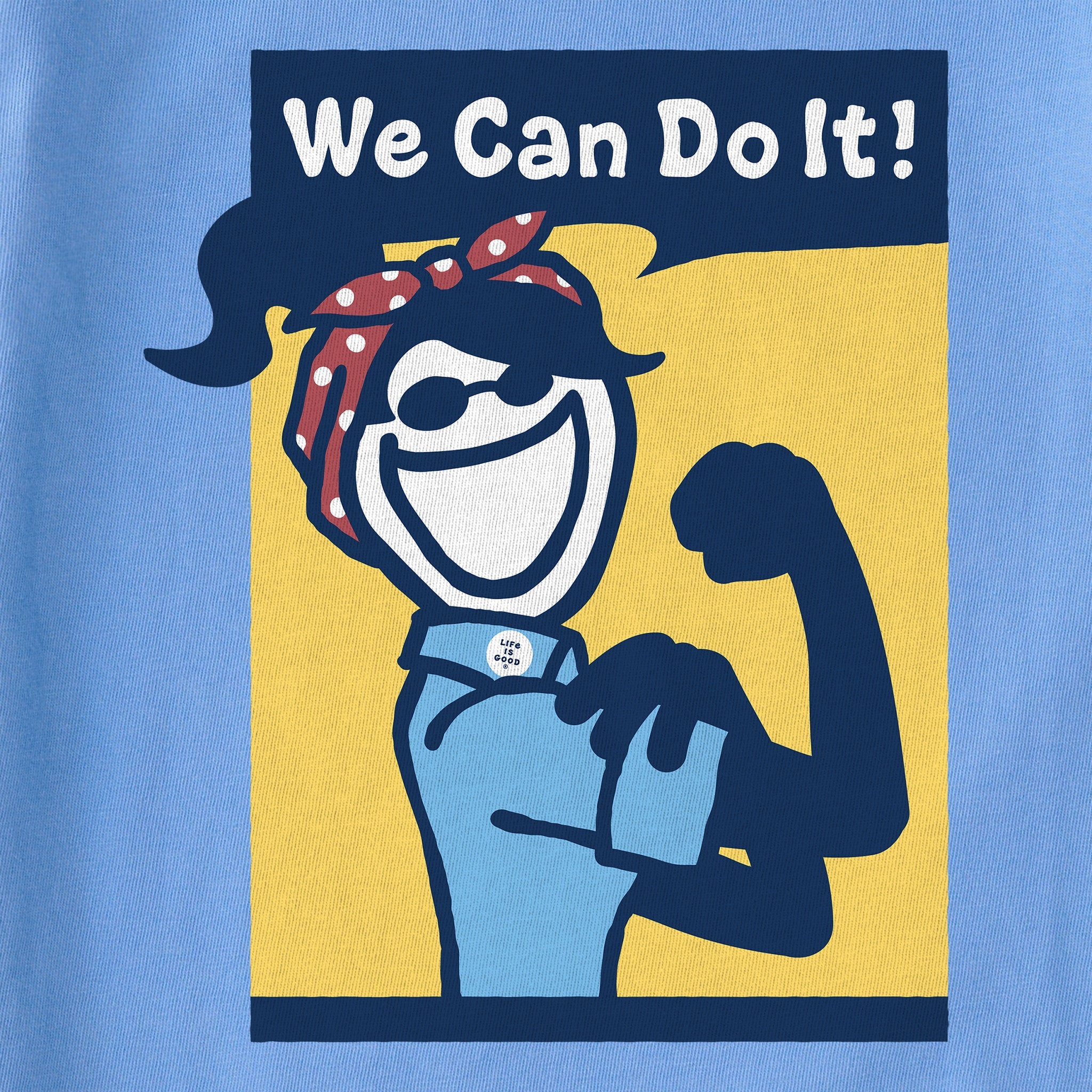 Kids We Can Do It Jackie Short Sleeve Crusher Tee