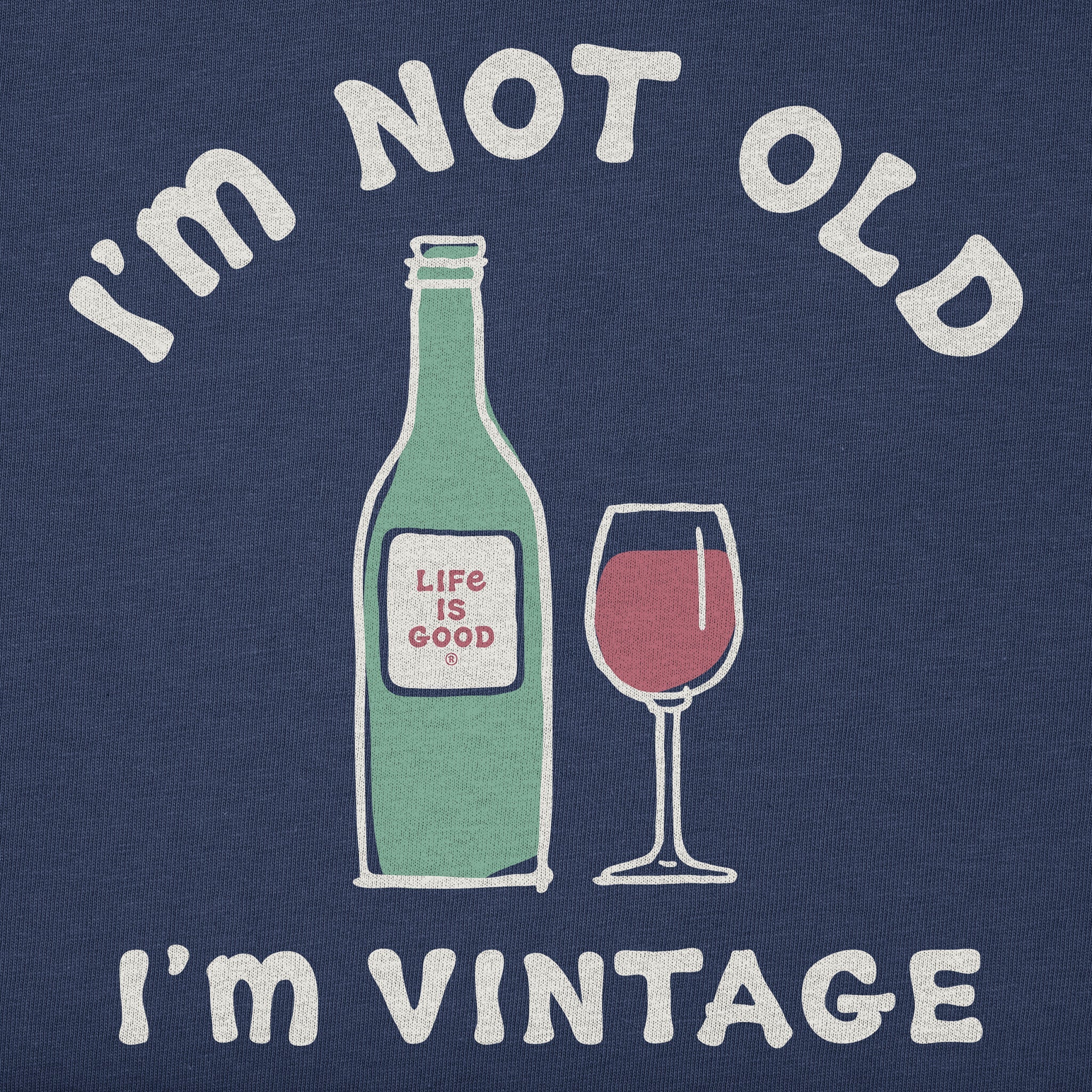 Men's I'm Not Old I'm Vintage Short Sleeve Crusher Tee