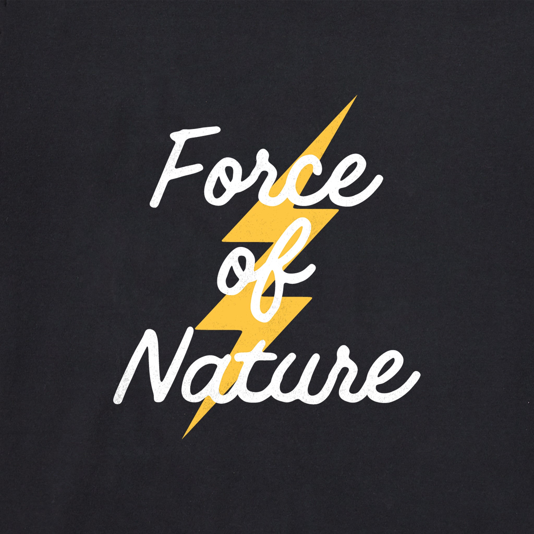 Women's Force of Nature Script Short Sleeve Crusher Boxy Tee
