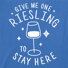 Women's Give Me One Riesling Short Sleeve Crusher Boxy Tee