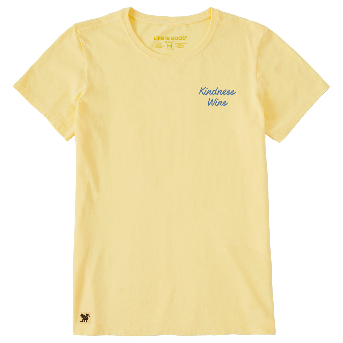 Women's Kindness Wins Script Short Sleeve Crusher Tee