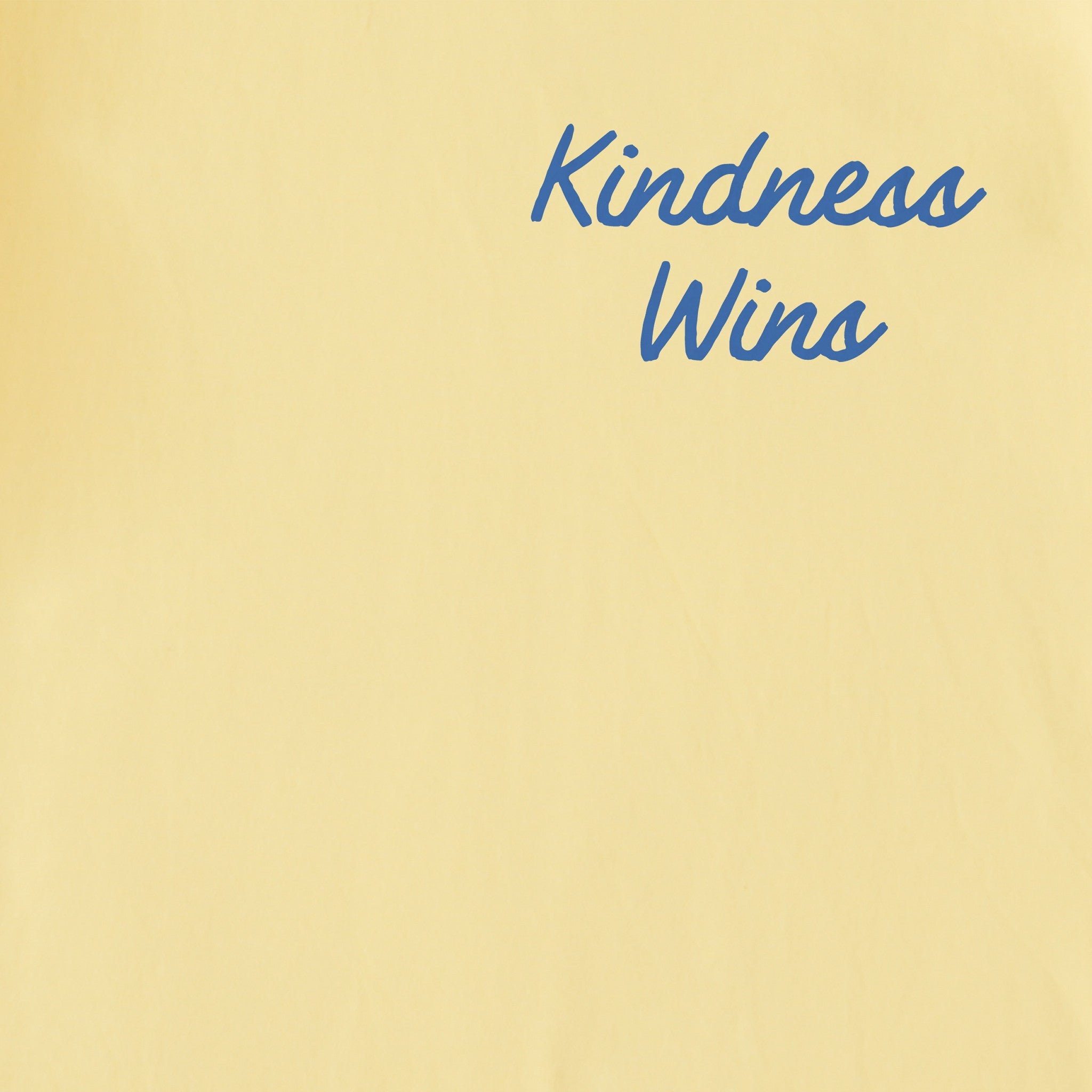 Women's Kindness Wins Script Short Sleeve Crusher Tee