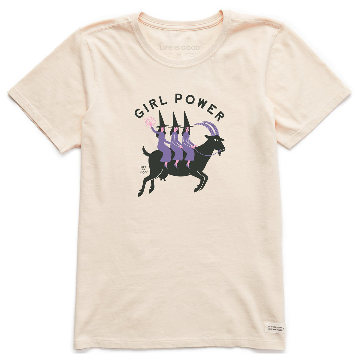 Women's Girl Power Witches Short Sleeve Crusher Tee