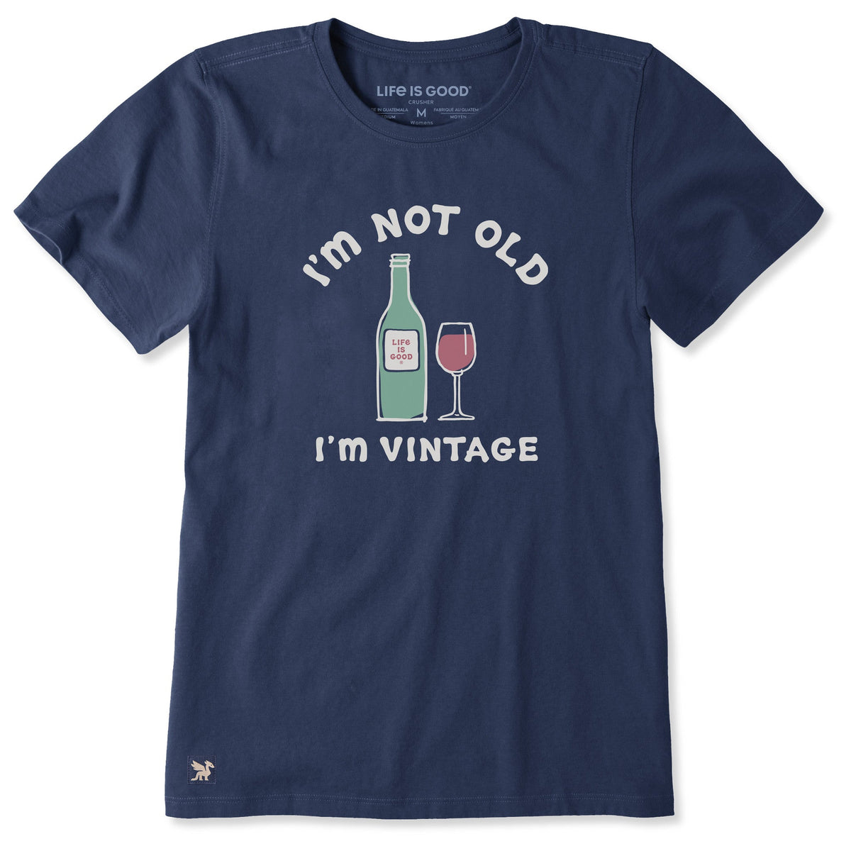 Women's I'm Not Old I'm Vintage Short Sleeve Crusher Tee