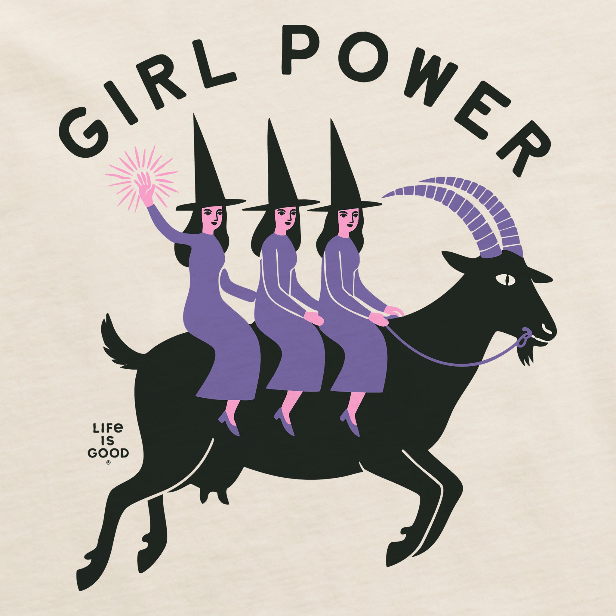 Women's Girl Power Witches Crusher-LITE Shrunken Tee