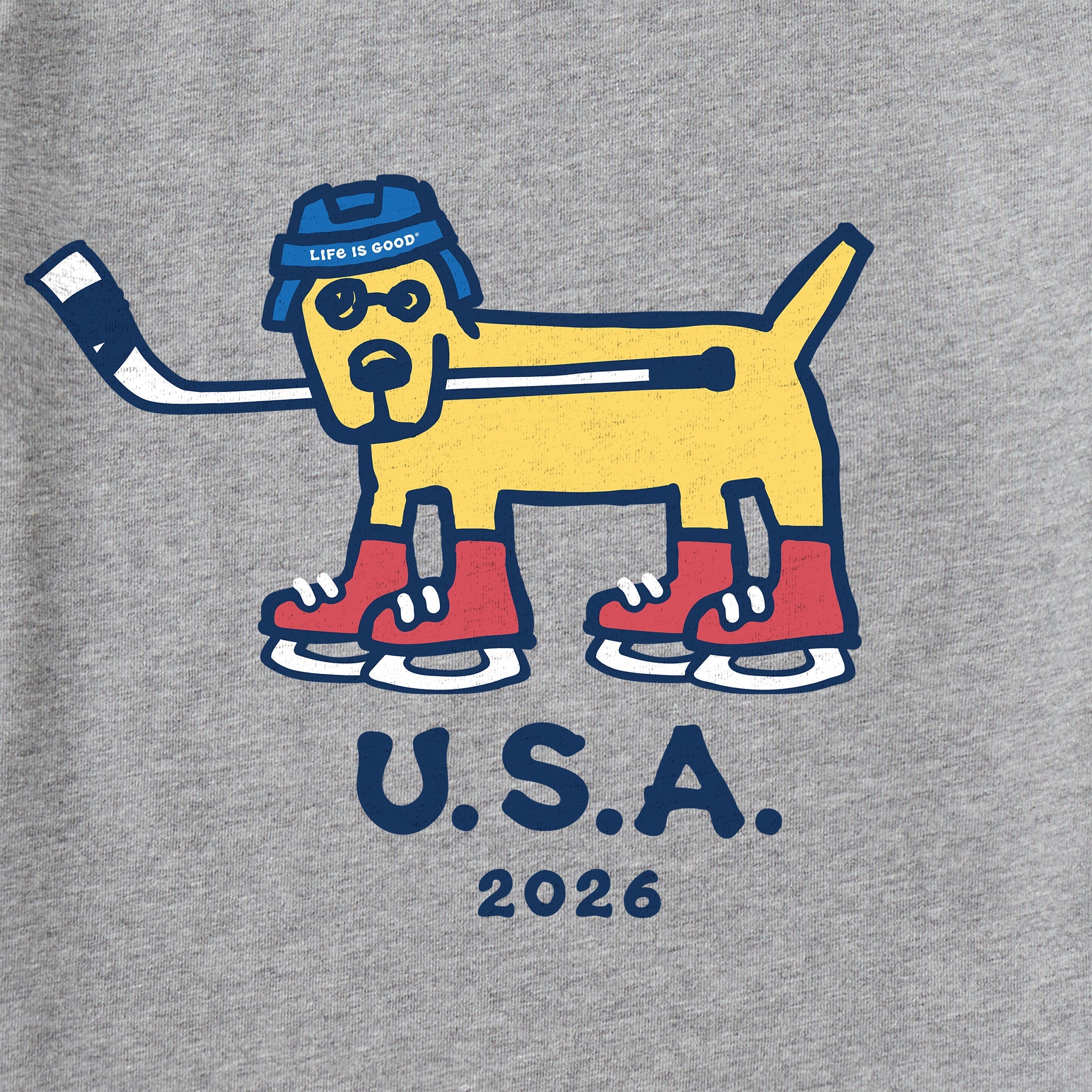 Kids Rocket Hockey Gold 2026 Short Sleeve Crusher Tee