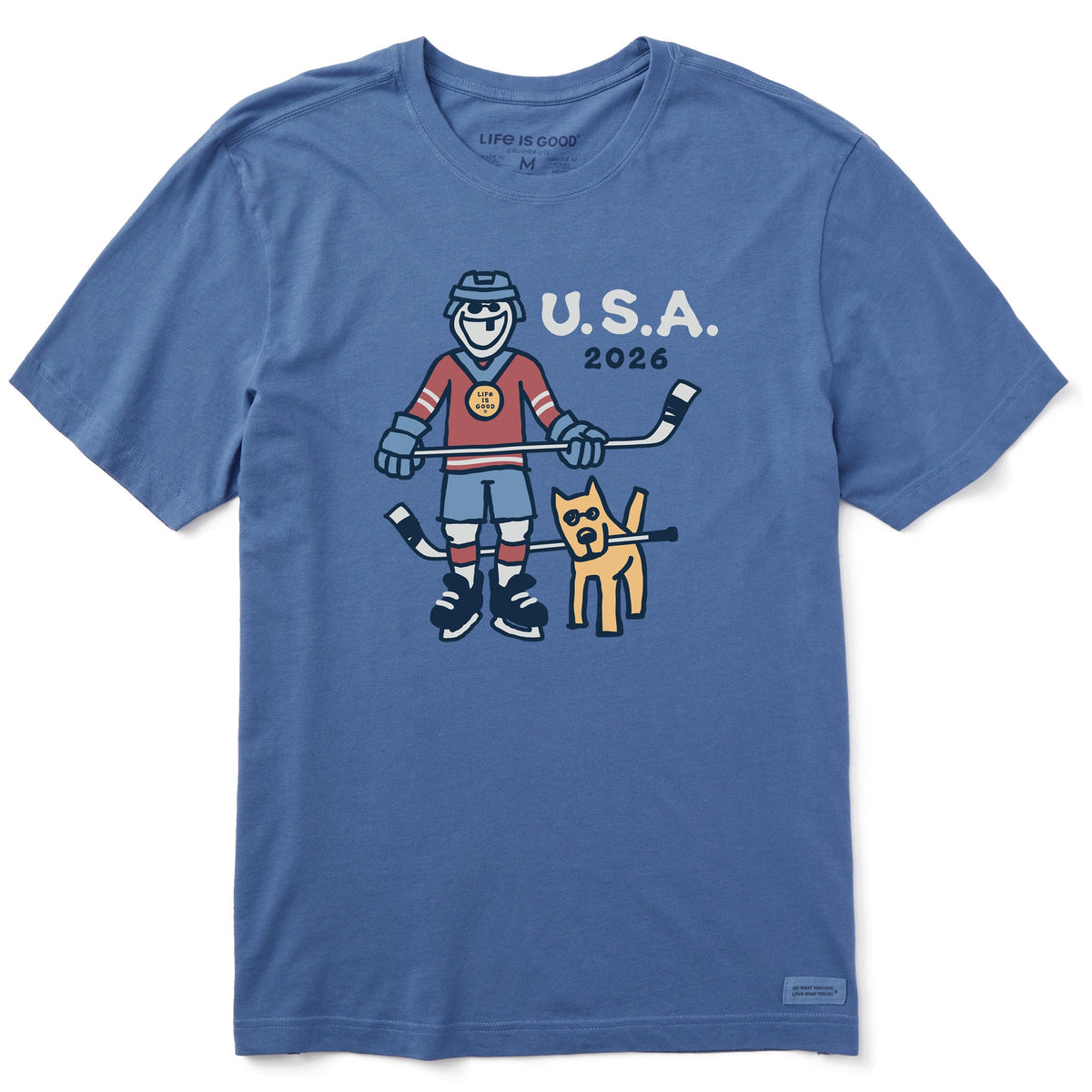 Men's Jake Hockey Gold 2026 Short Sleeve Crusher Tee