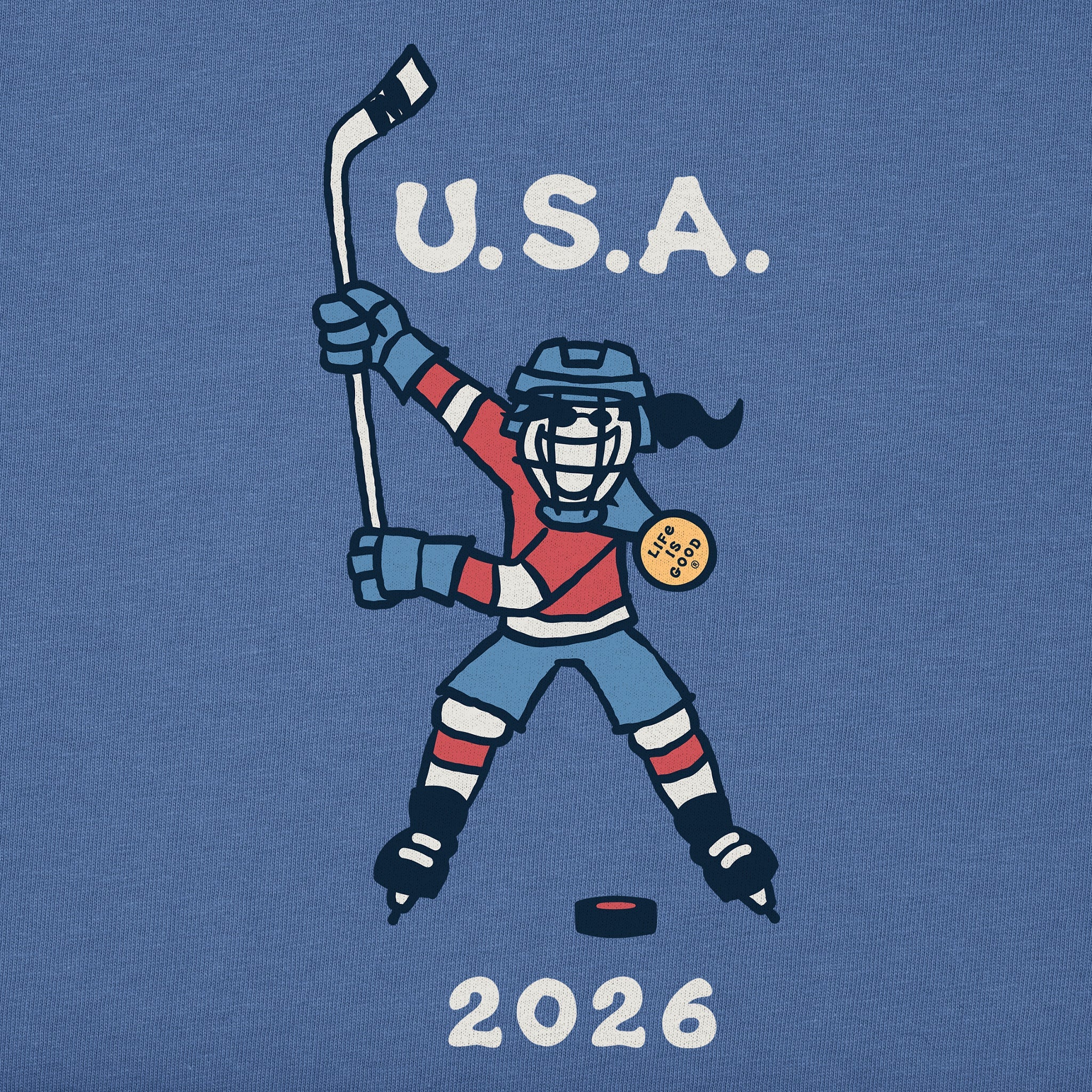 Women's Jackie Slap Shot 2026 Short Sleeve Crusher Tee