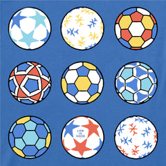 Kids Soccer Ball Grid Short Sleeve Crusher Tee