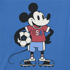 Men's Steamboat Willie USA Soccer Short Sleeve Crusher Tee