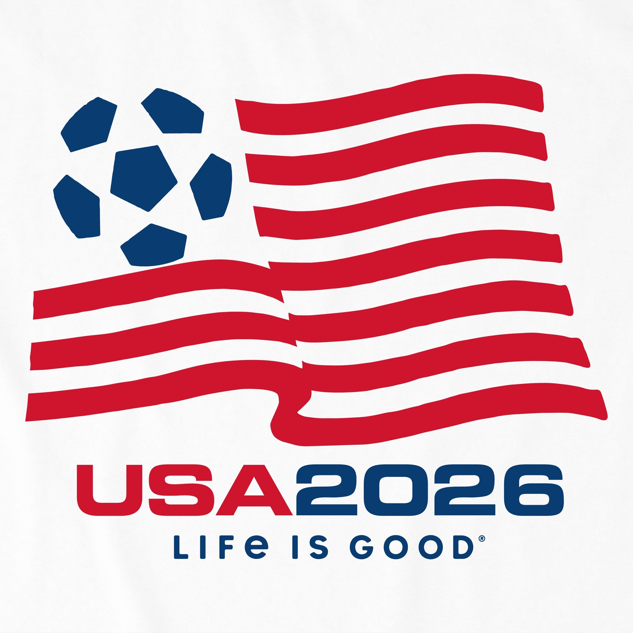 Men's Soccer Flag Short Sleeve Crusher Tee