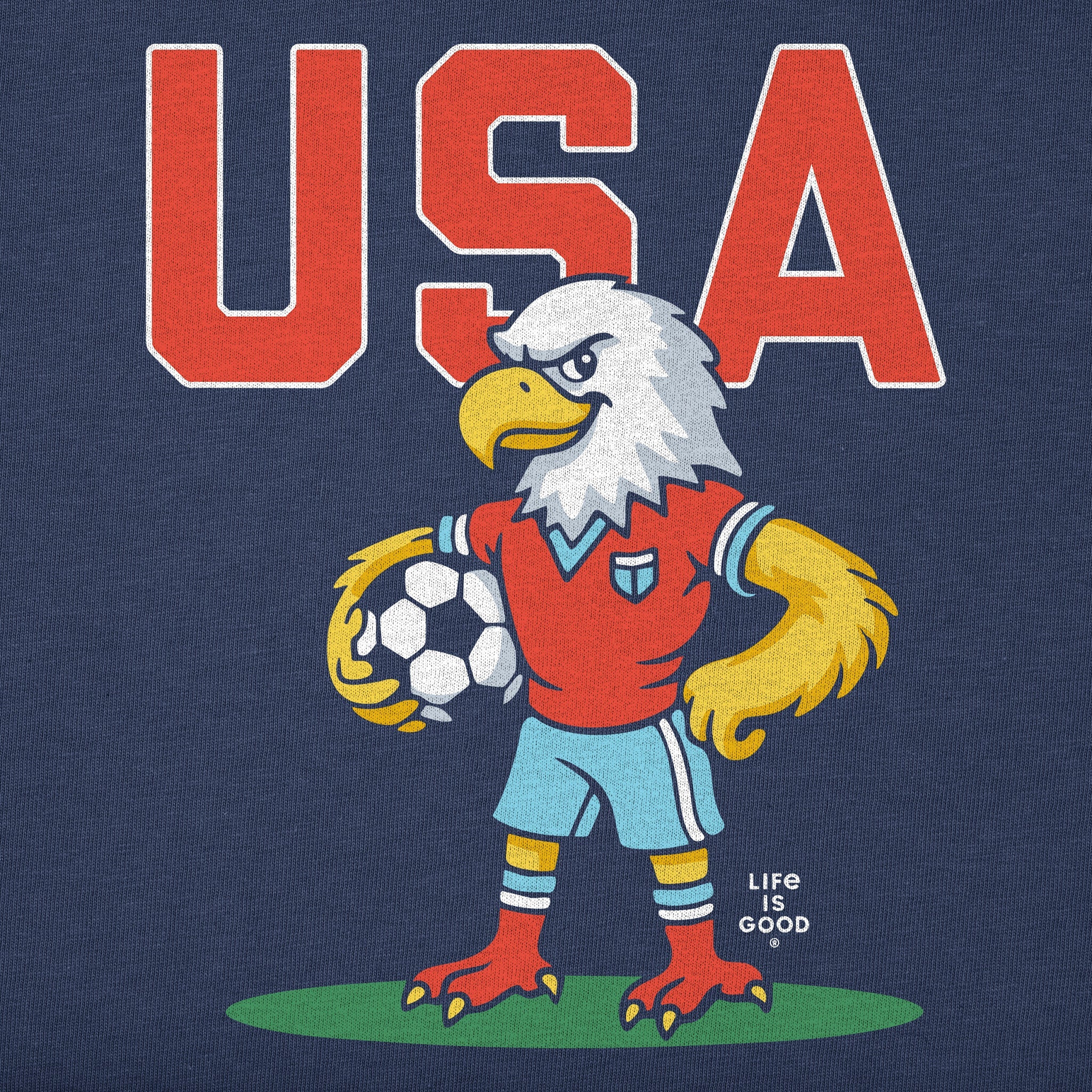 Men's USA Soccer Eagle Short Sleeve Crusher Tee