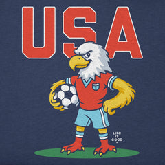 Men's USA Soccer Eagle Short Sleeve Crusher Tee