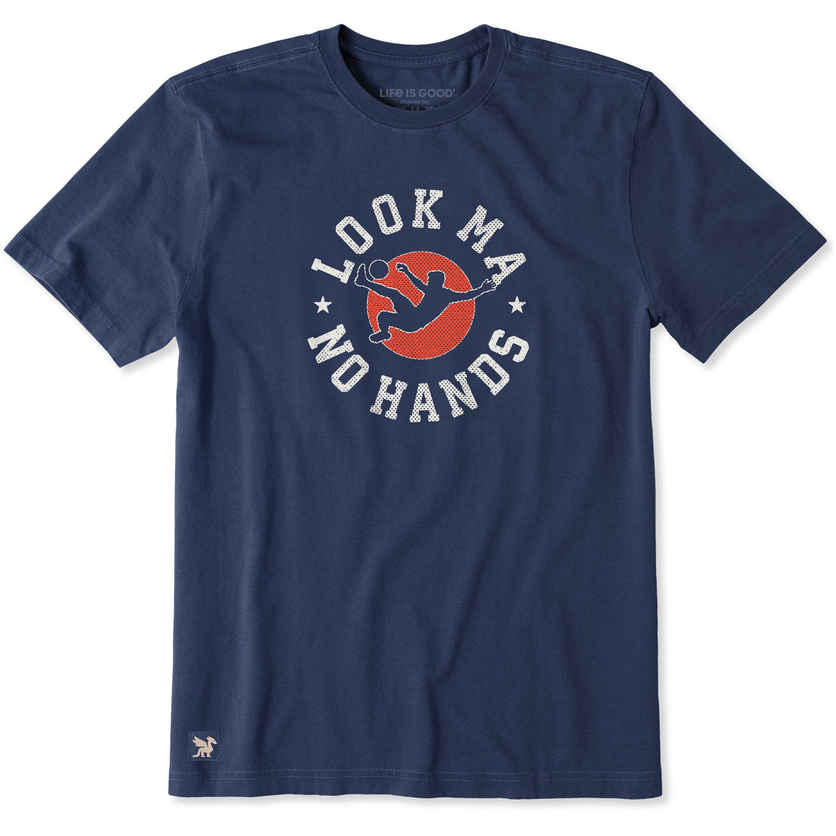 Men's Look Ma No Hands Short Sleeve Crusher Tee