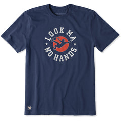 Men's Look Ma No Hands Short Sleeve Crusher Tee