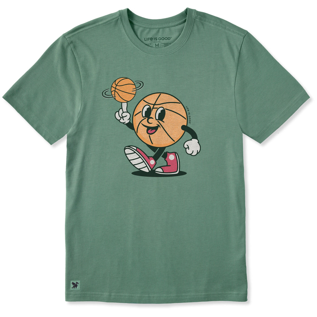 Men's Basketball Guy Short Sleeve Crusher Tee