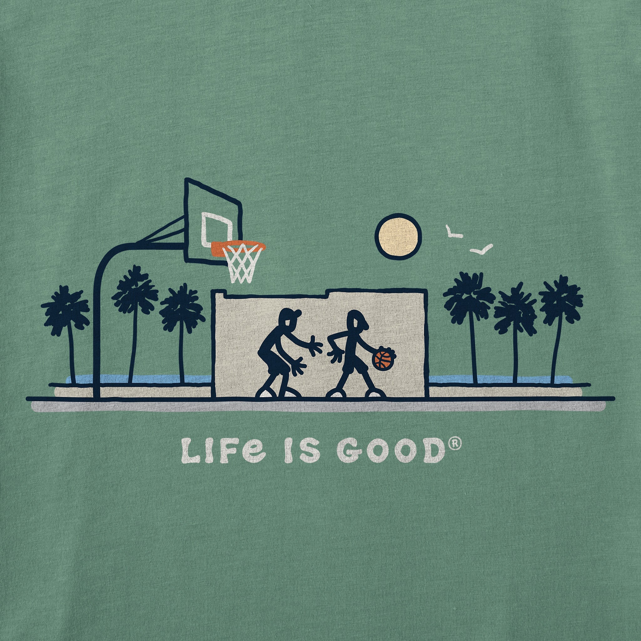Men's Venice Basketball Vista Short Sleeve Crusher Tee