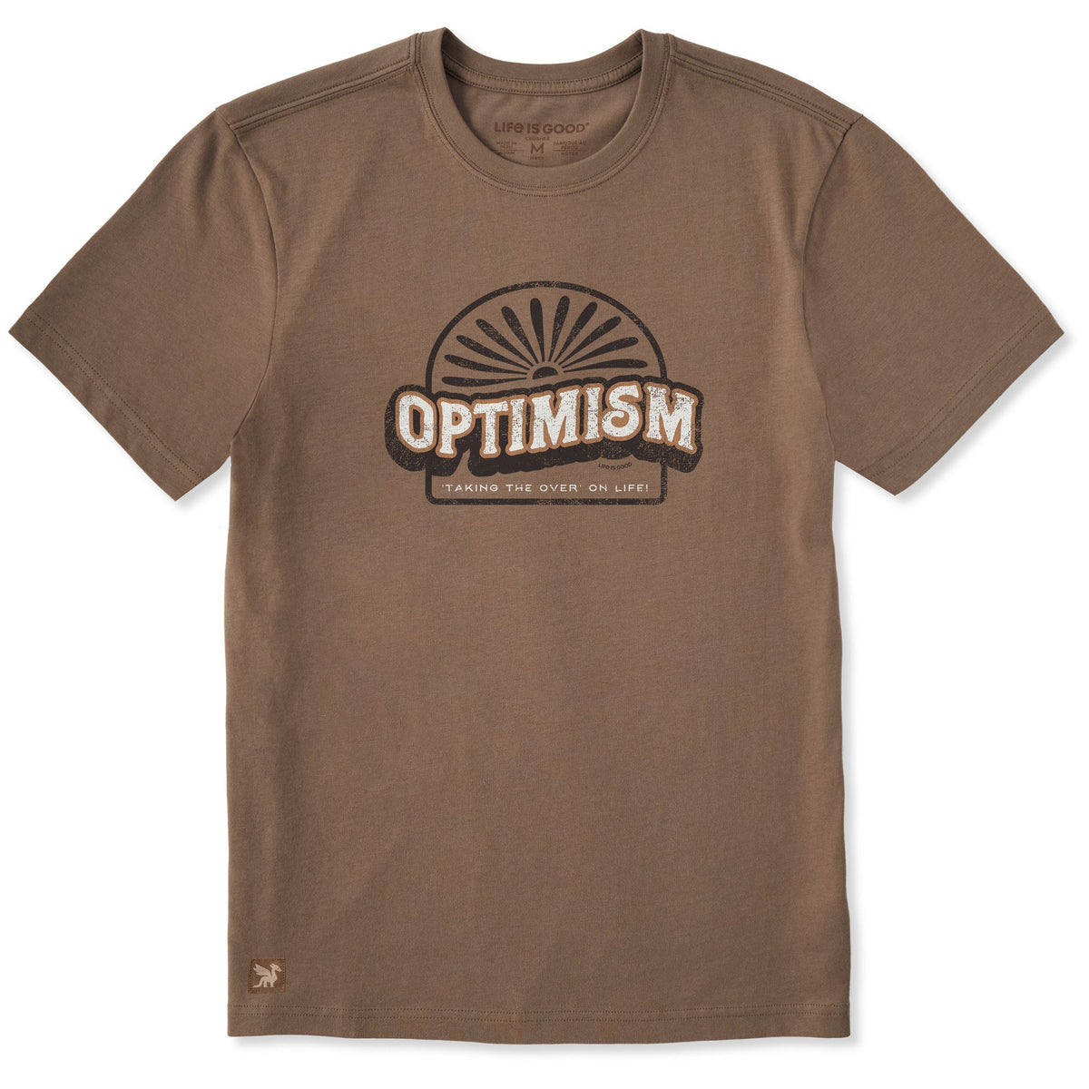 Men's Optimism Take the Over Short Sleeve Crusher Tee