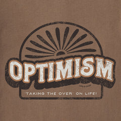 Men's Optimism Take the Over Short Sleeve Crusher Tee