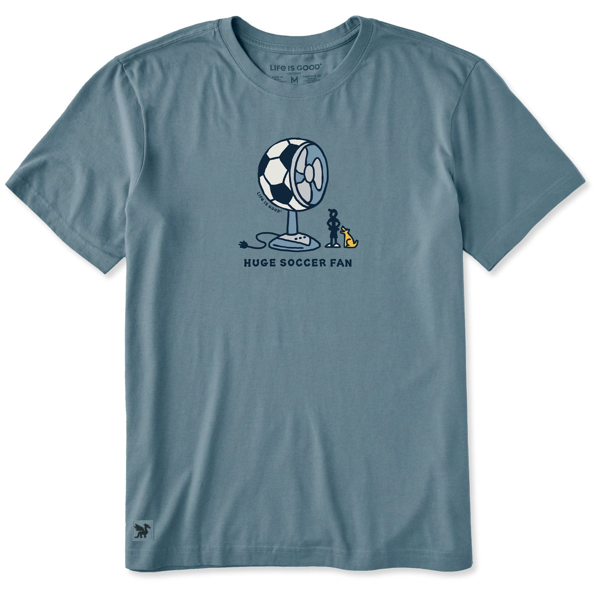 Men's Huge Soccer Fan Short Sleeve Crusher Tee