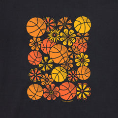 Women's Floral Basketball Medley Short Sleeve Crusher Boxy Tee