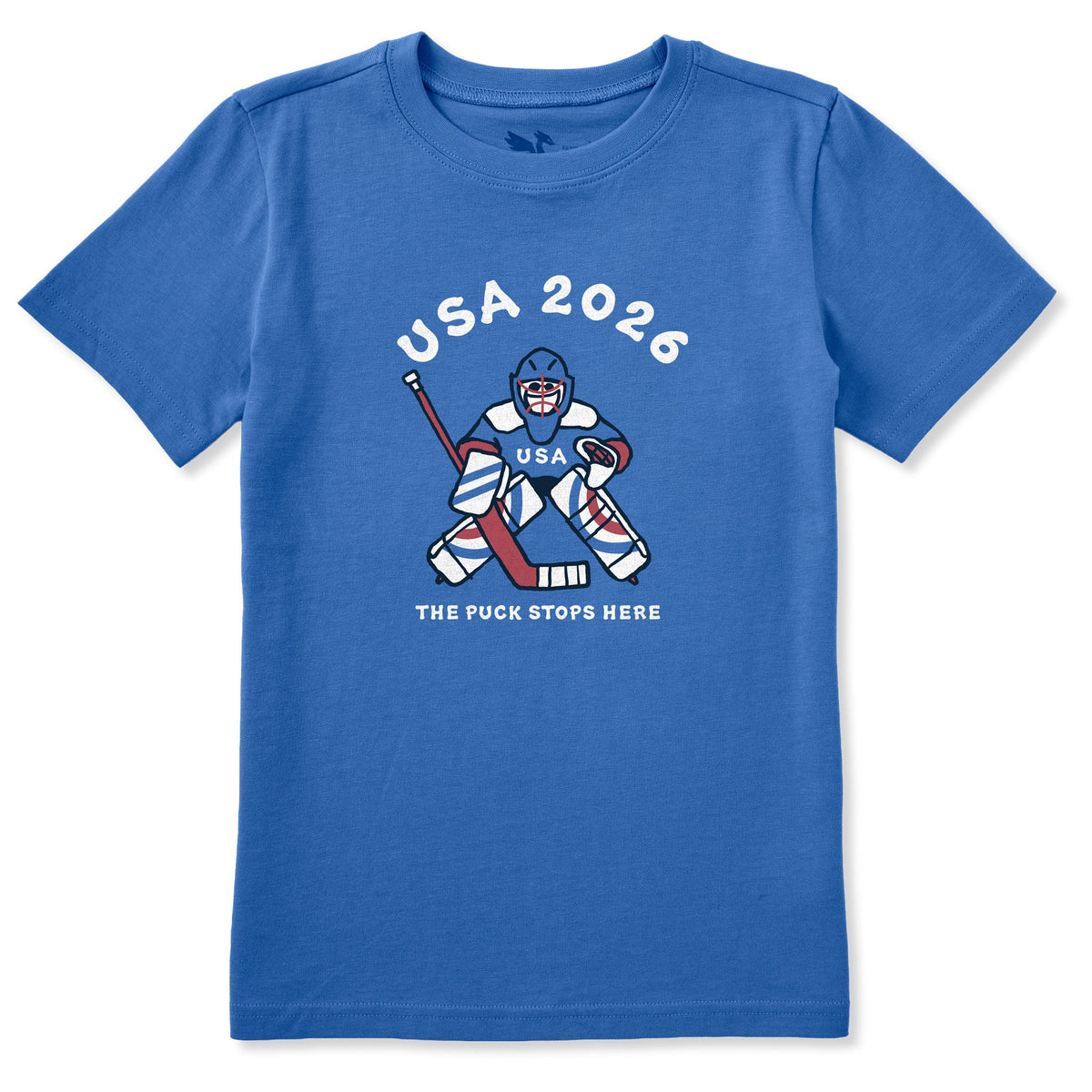 Kids USA The Puck Stops Here Short Sleeve Crusher Tee