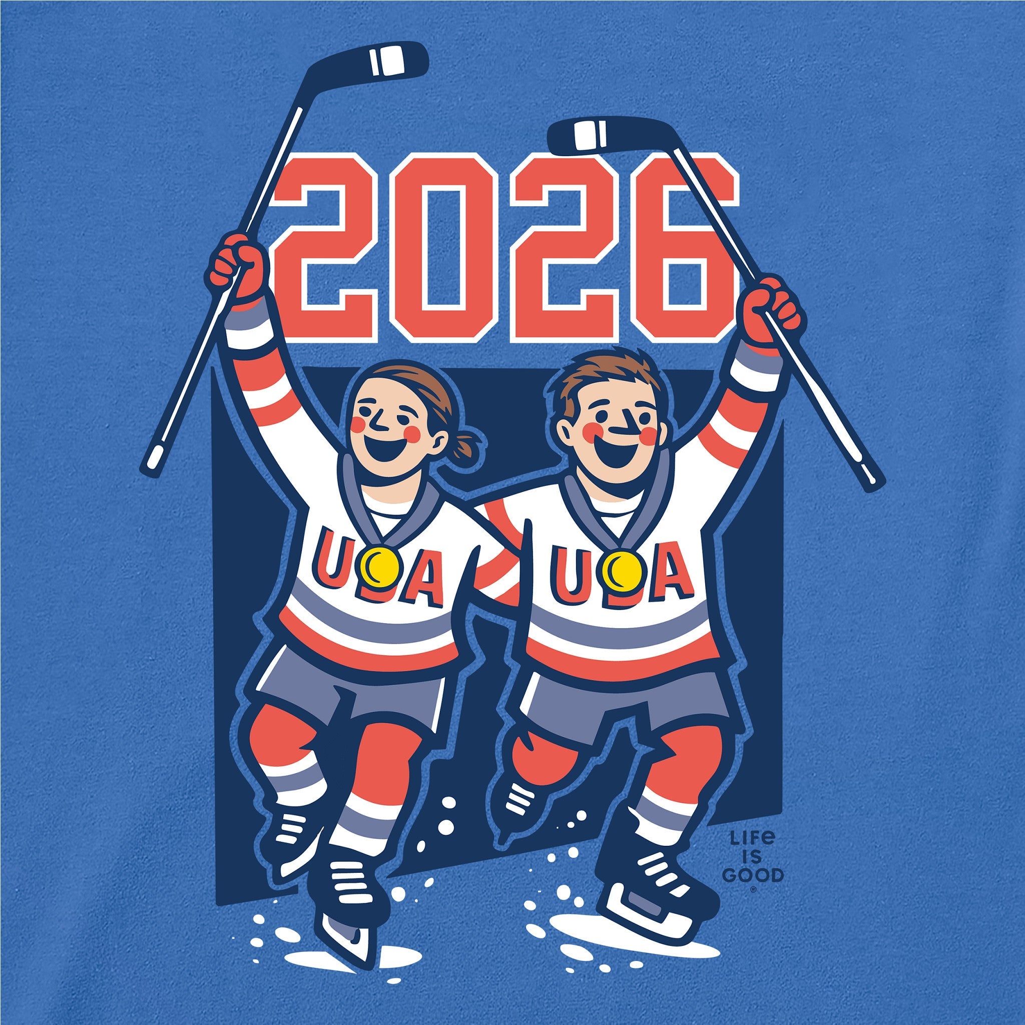 Kids USA Hockey 2026 Short Sleeve Crusher Tee