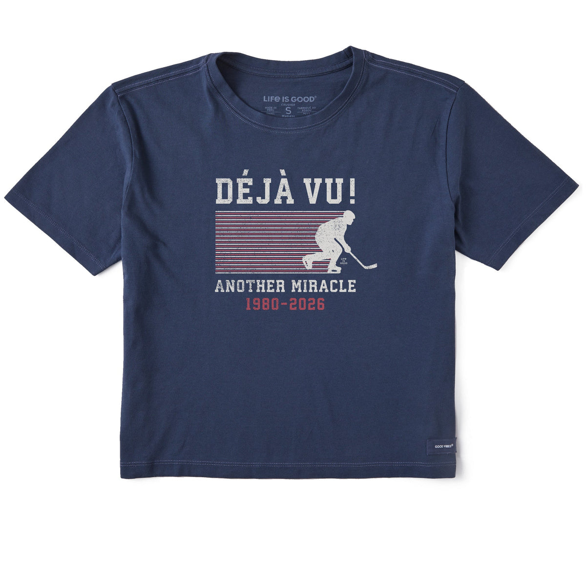 Women's Another Miracle Hockey Short Sleeve Crusher Boxy Tee