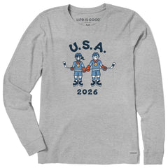 Women's Jake and Jackie Hockey Long Sleeve Crusher Tee