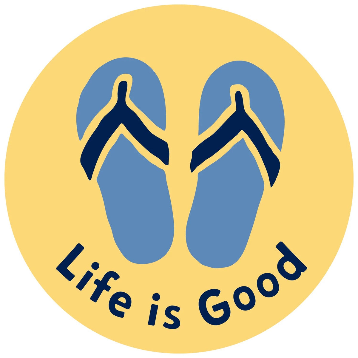 Flip Flops LIG Circle Sticker