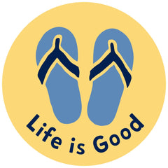 Flip Flops LIG Circle Sticker