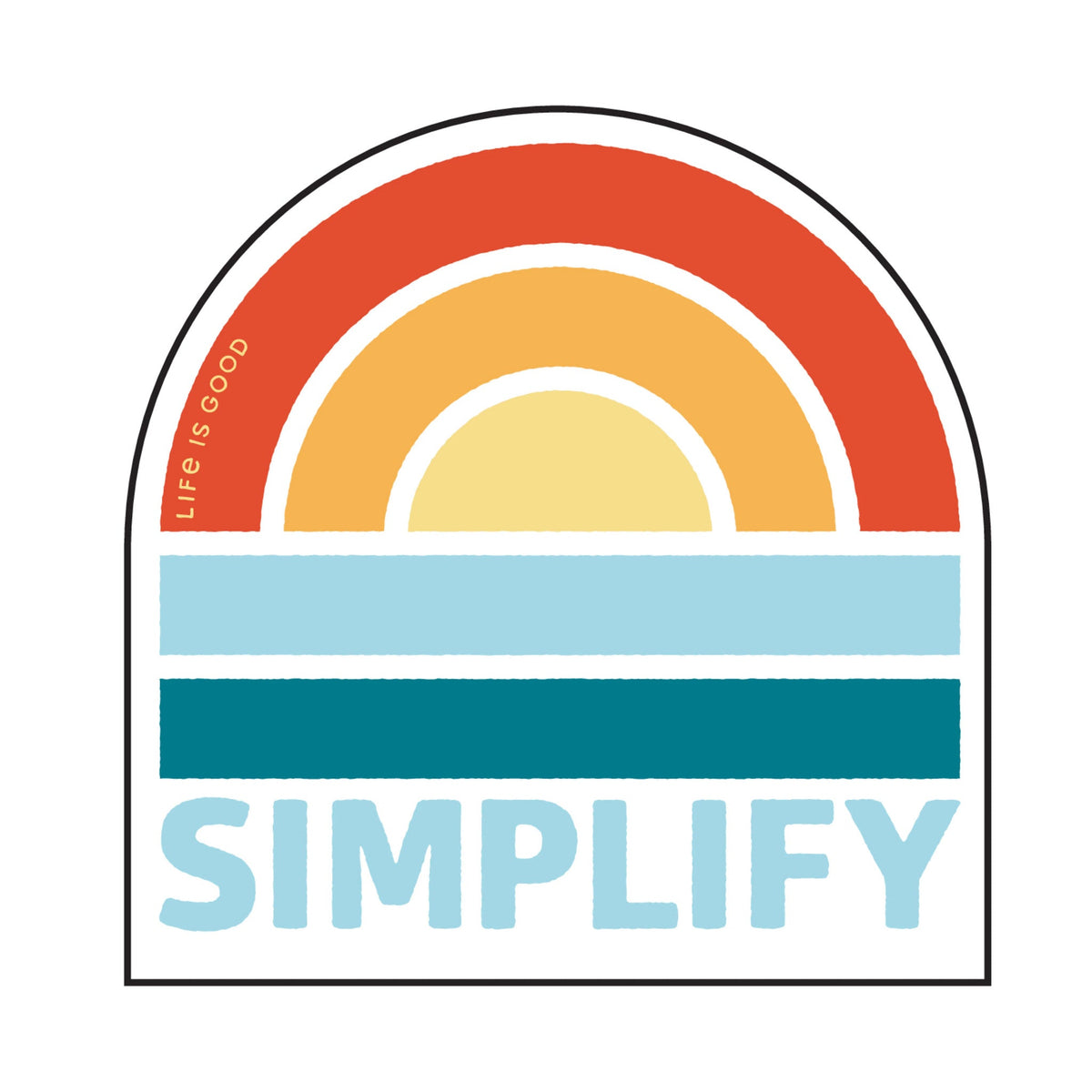 Simplify Sunset Decal