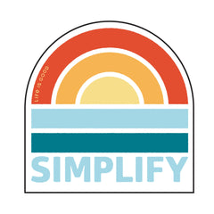 Simplify Sunset Decal