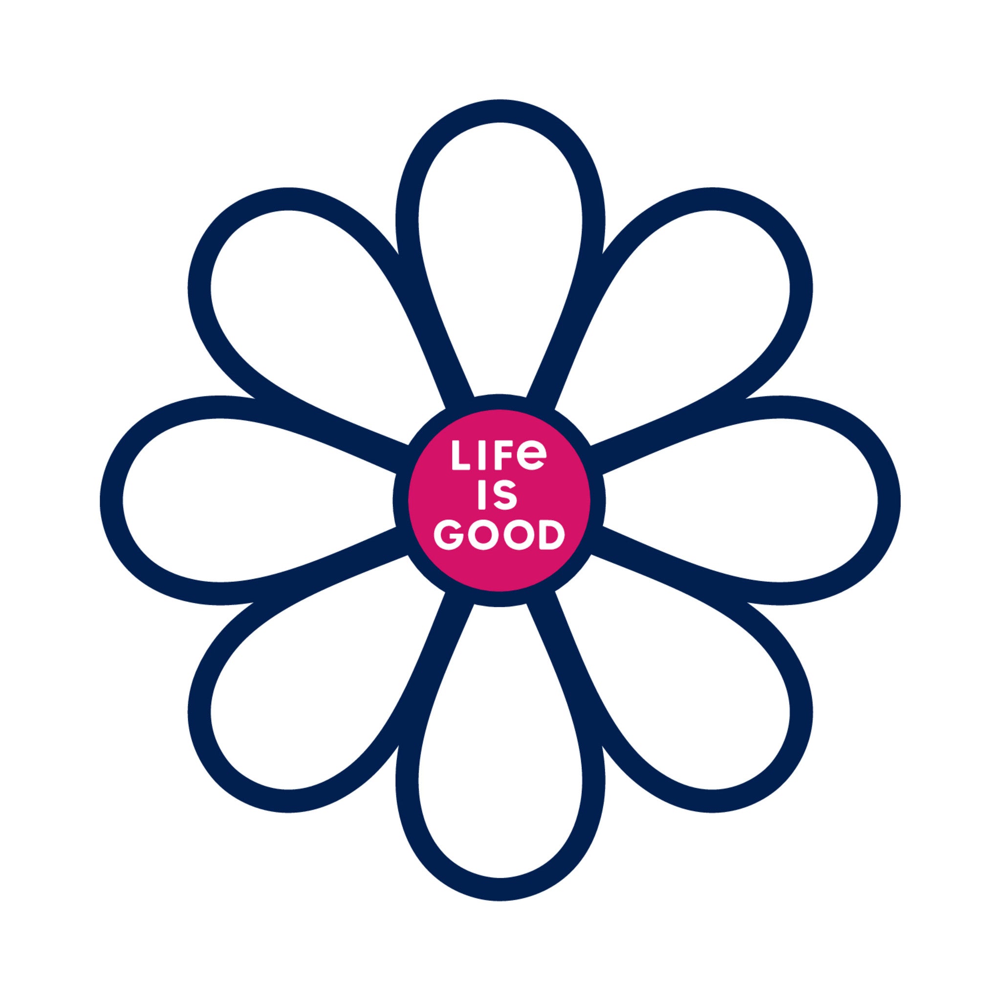 Simple Daisy Small Die Cut Decal