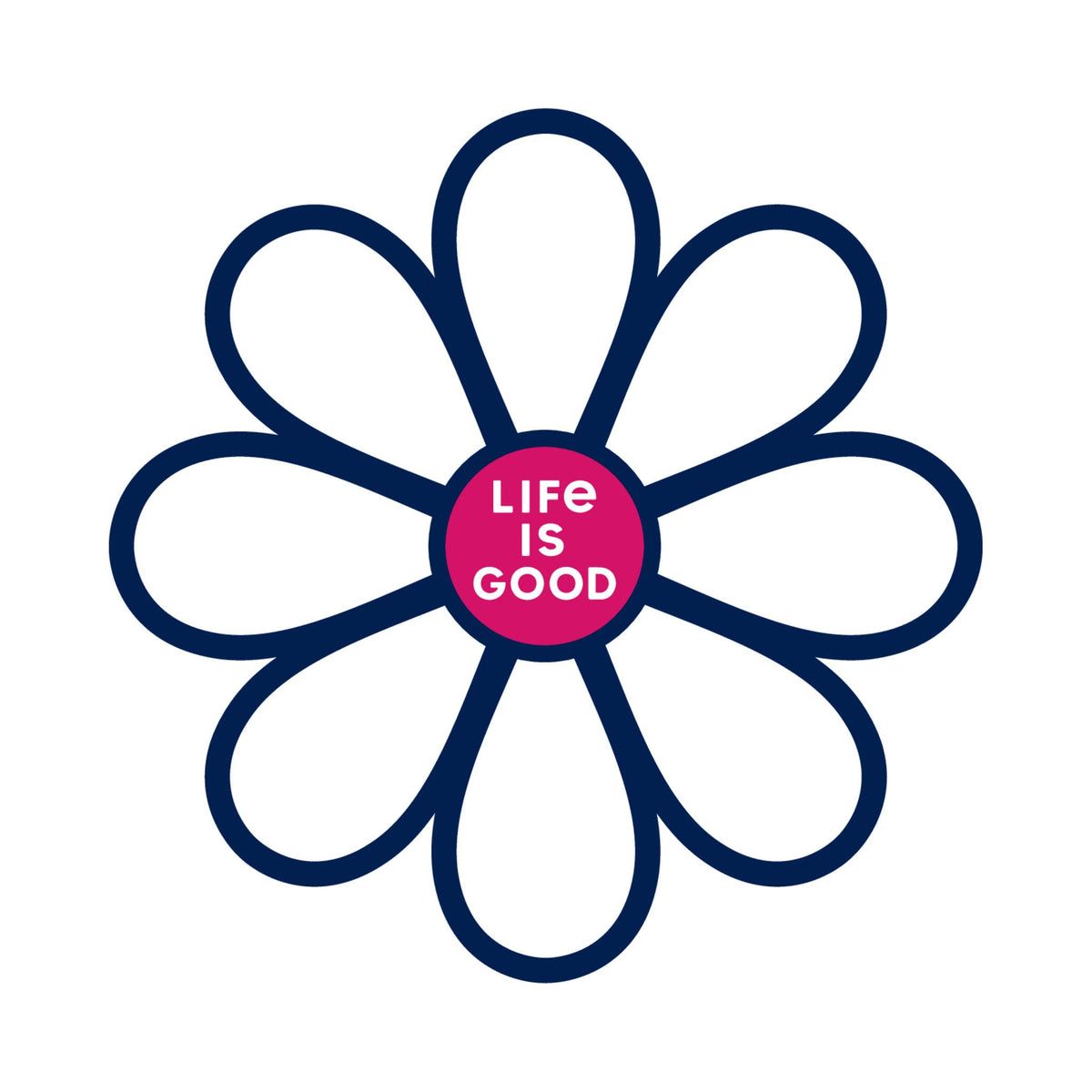 Simple Daisy Small Die Cut Decal