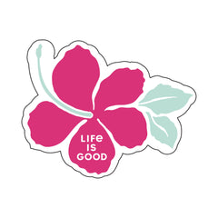 Hibiscus Small Die Cut Decal