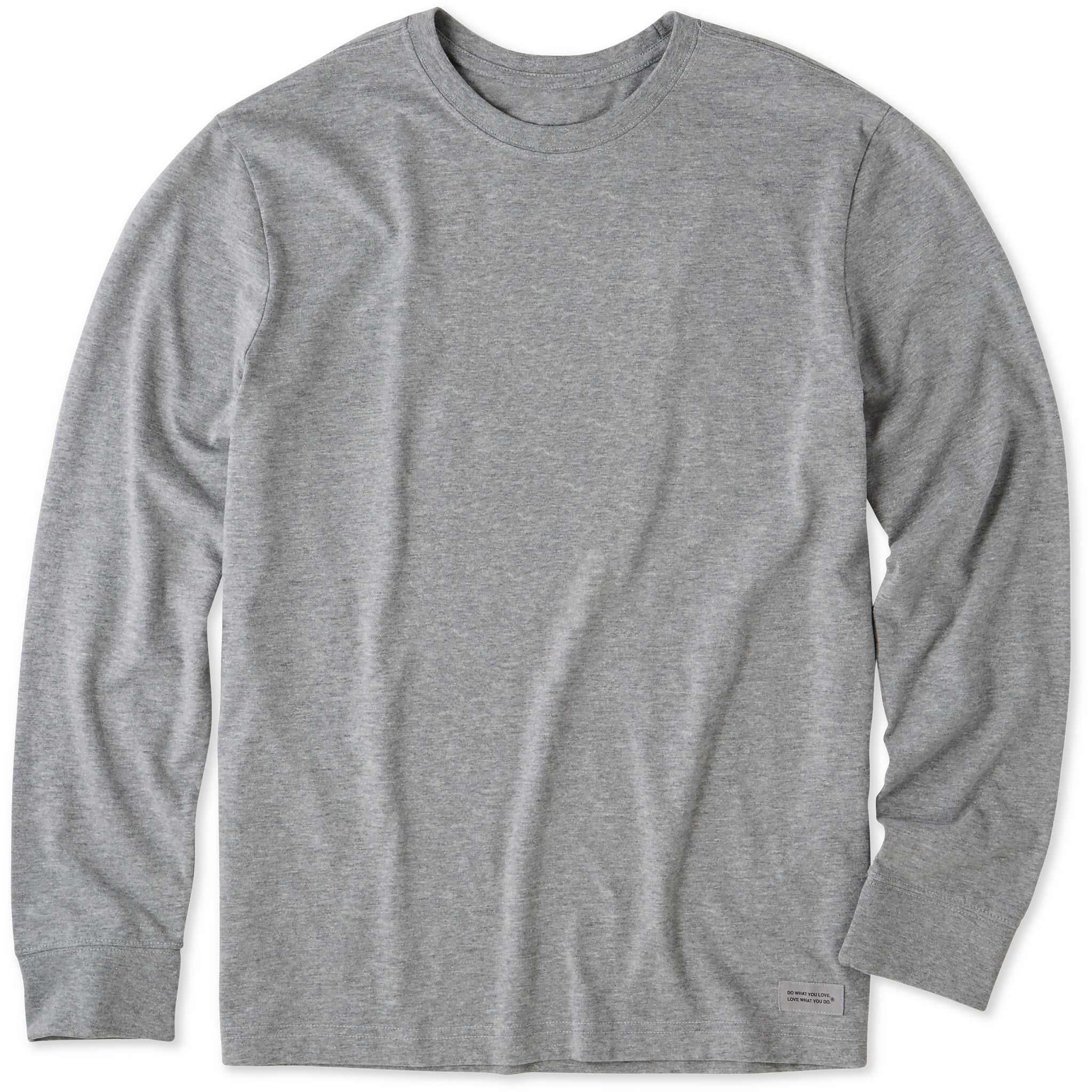 Men's Solid Long Sleeve Tee
