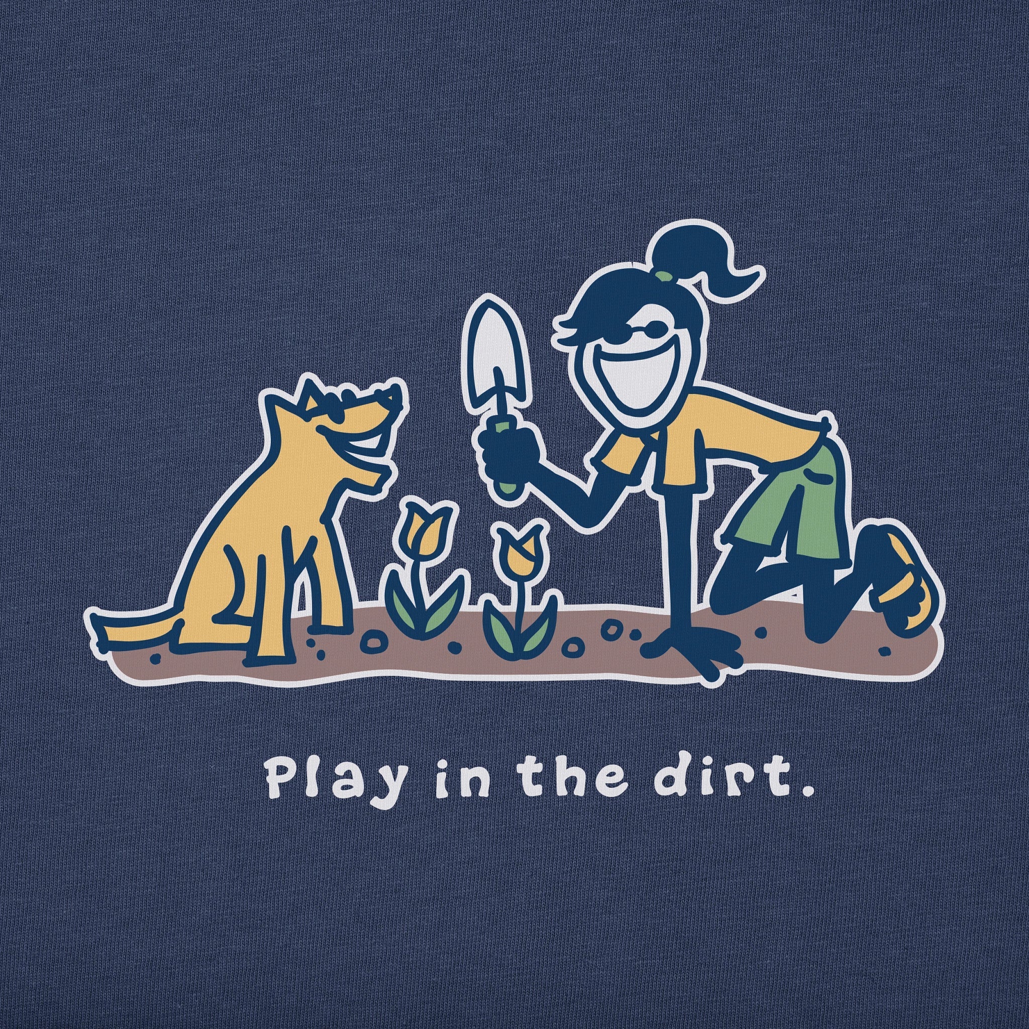 Women's Jackie Play in the Dirt Short Sleeve Crusher Tee