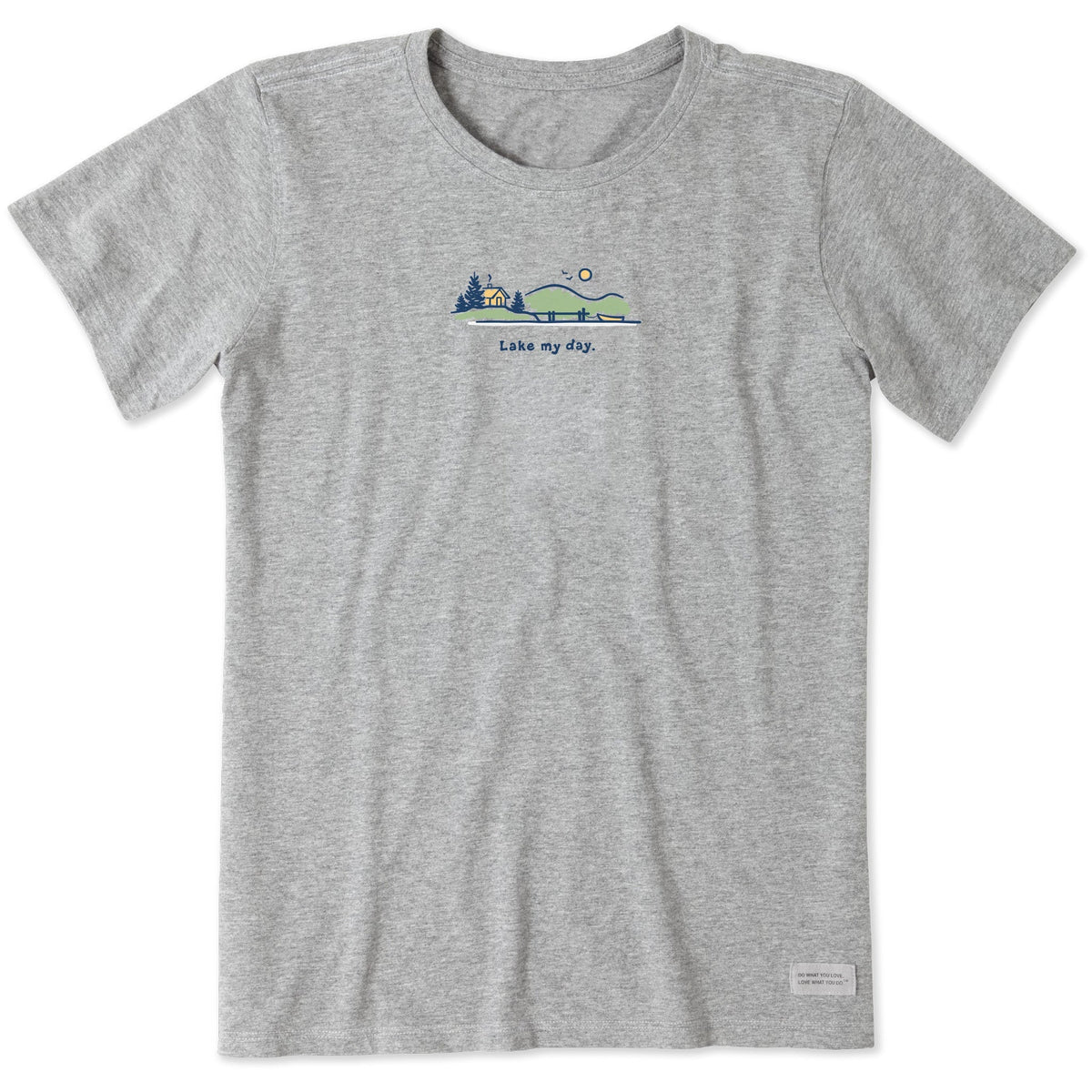 Women's Lake My Day Short Sleeve Crusher Tee
