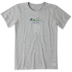 Women's Lake My Day Short Sleeve Crusher Tee