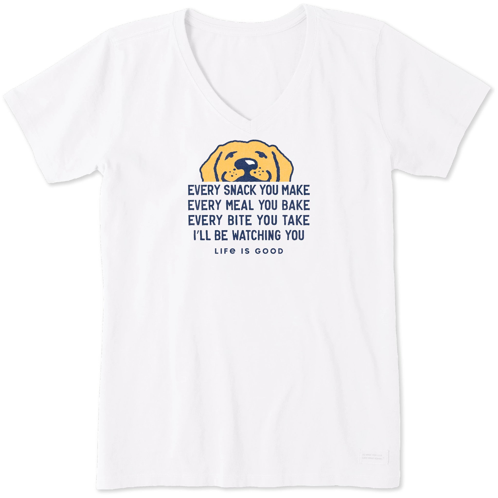 Women's I'll Be Watching You Short Sleeve Vee