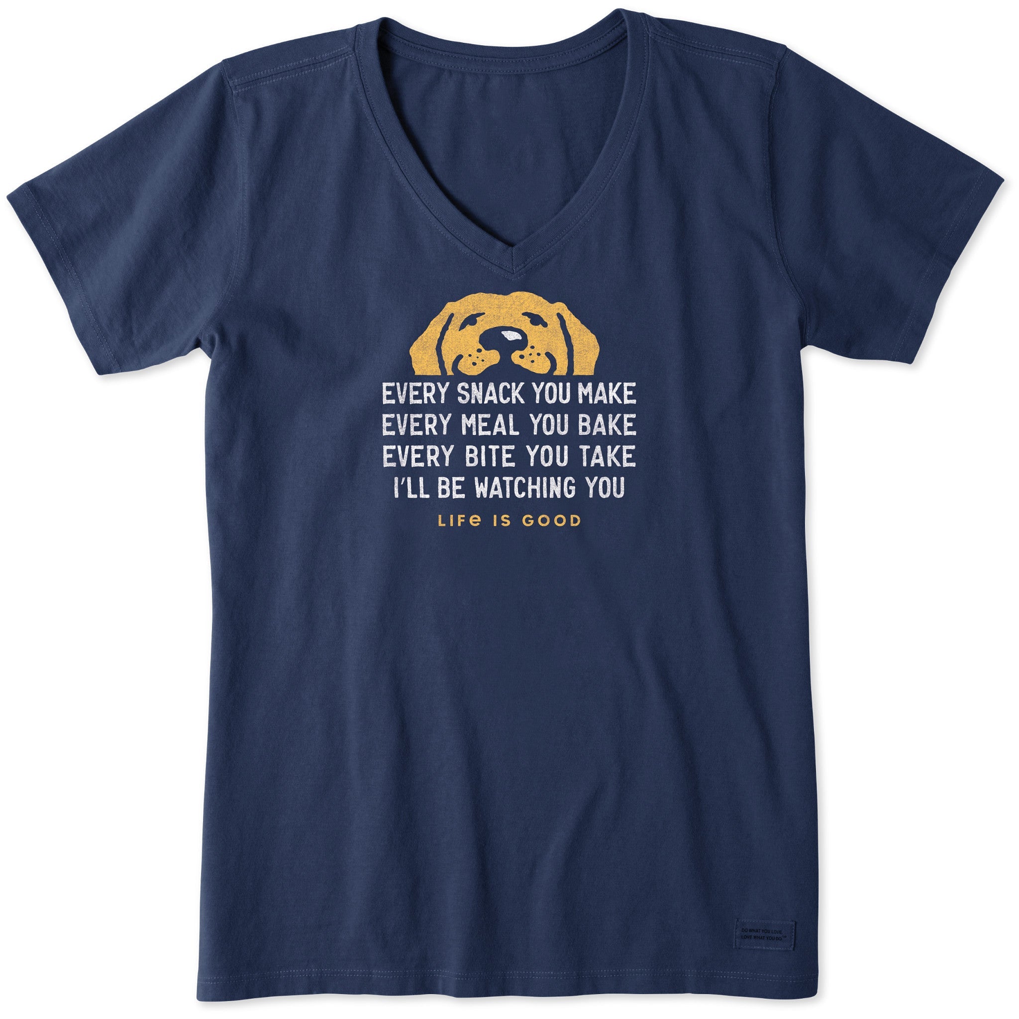 Women's I'll Be Watching You Short Sleeve Vee