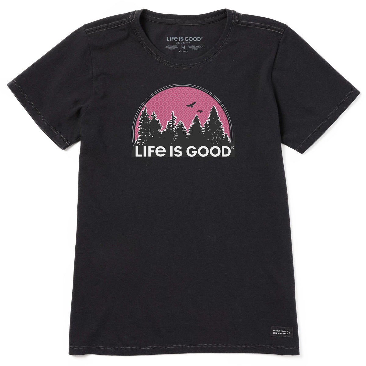 Women's Funky Outdoor Pattern Short Sleeve Crusher Tee