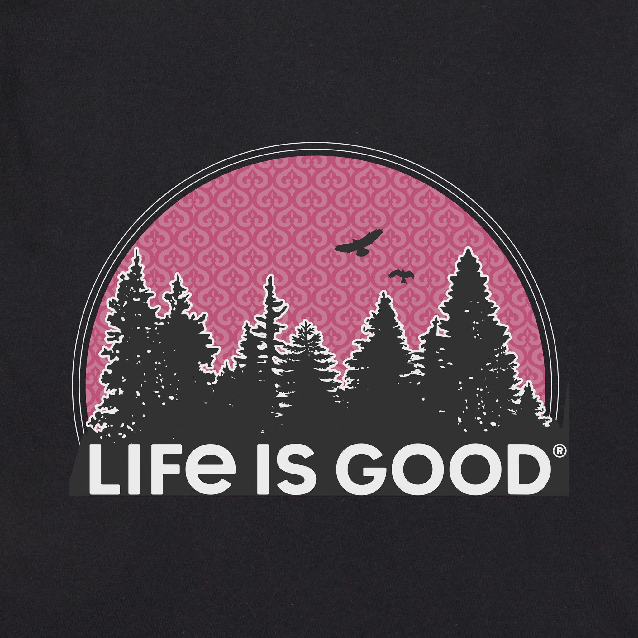 Women's Funky Outdoor Pattern Short Sleeve Crusher Tee