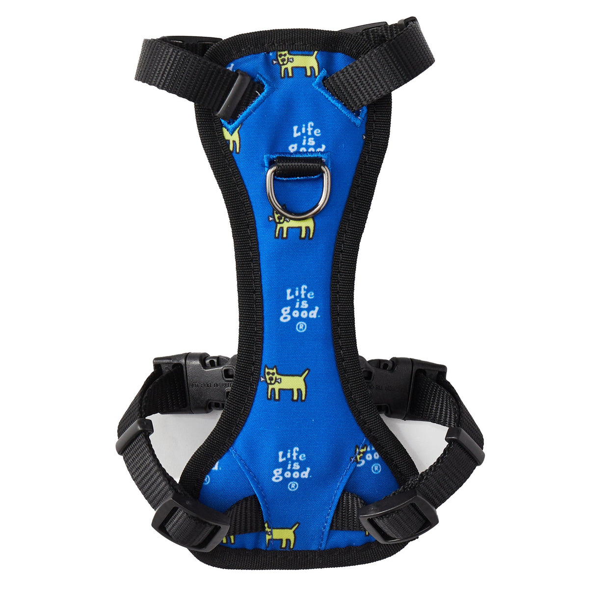 Vintage Rocket Canvas Overlay Dog Harness