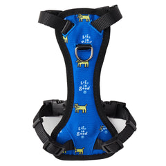 Vintage Rocket Canvas Overlay Dog Harness