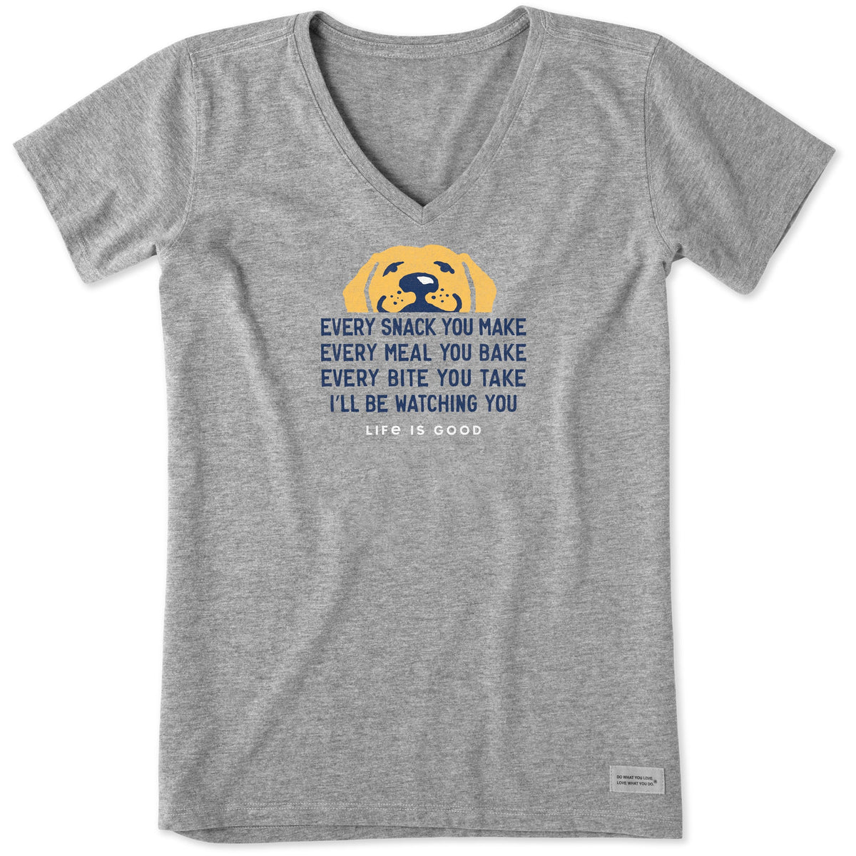 Women's I'll Be Watching You Short Sleeve Vee