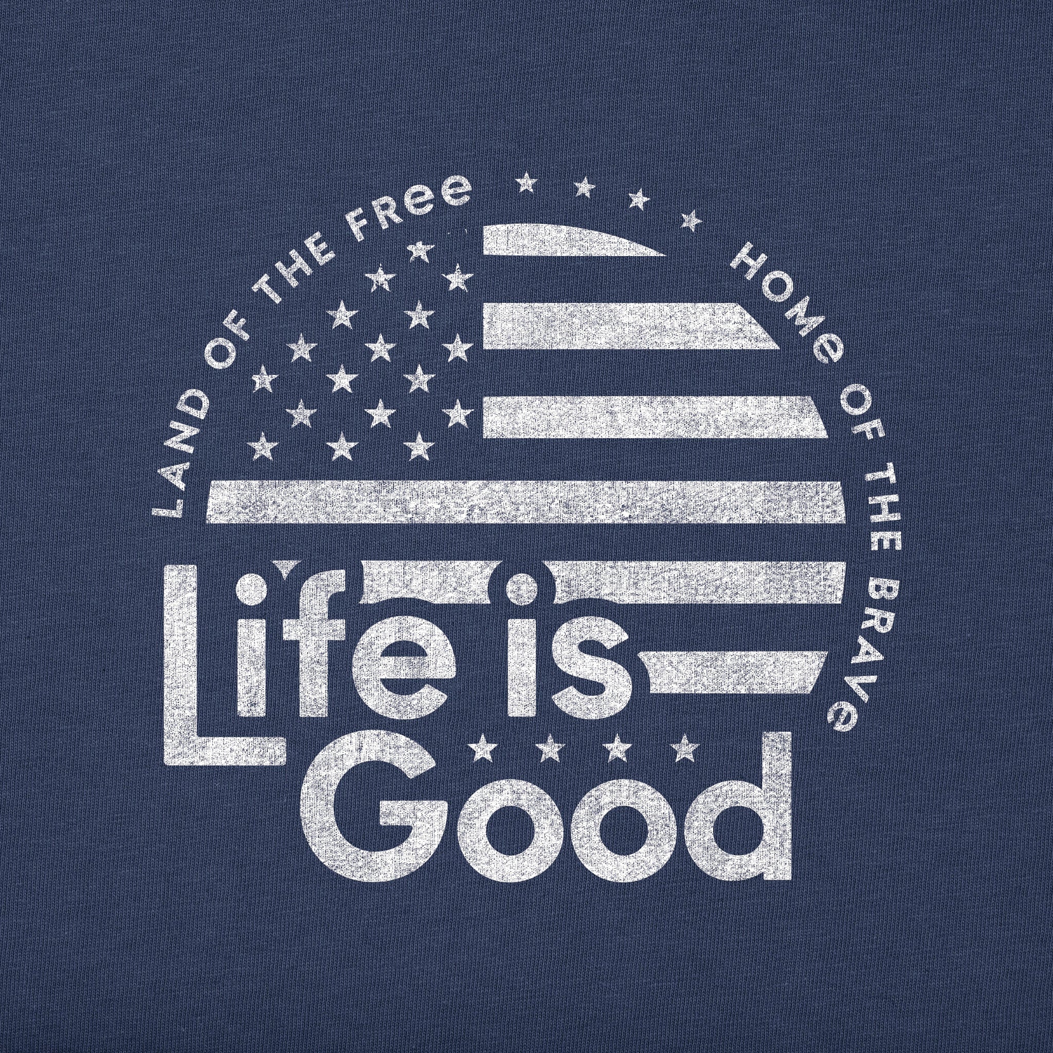 Men's Land of the Free LIG Short Sleeve Crusher Tee