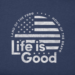 Men's Land of the Free LIG Short Sleeve Crusher Tee